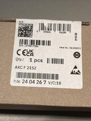 Phoenix Contact 2404267 AXC F 2152 PLCnext Controller - NEU & OVP2