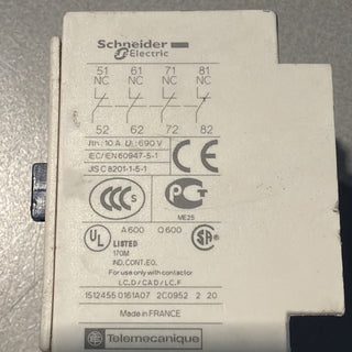 Schneider Electric LADN04 Hilfsschalterblock – GEBRAUCHT3