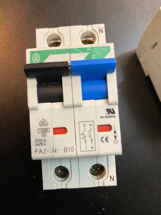 Moeller FAZ-1N-B10 Leitungsschutzschalter 1P+N 10A (B-Charakteristik) GEBRAUCHT0