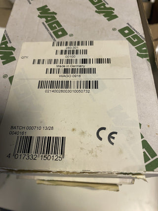 100x WAGO 280-301 End- und Zwischenplatte 2.5 mm Dick Grau Reihenklemme neu2