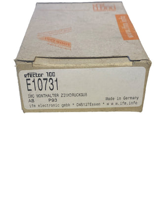 ifm E10731 Montagehalterung Befestigungswinkel efector 100 quaderförmig NEU