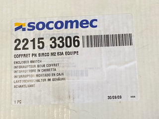 Socomec 2215 3306 SIRCO M Lasttrennschalter 63A 3-polig IP65 – NEU & OVP0