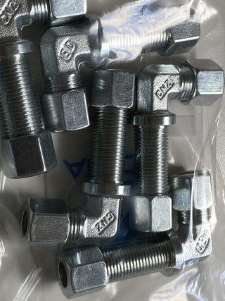 Posten Parker Edelstahl Winkel Verschraubung Konvolut 50-70 Stk. Neu Sonstige