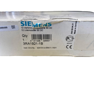 10x Siemens SIRIUS 3RA1921-1B Verbindungsbaustein S0 DC | Neu1