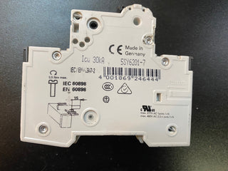 Siemens 5SY62 MCB C1 Leitungsschutzschalter 2-polig 400V 6kA – Gebraucht1