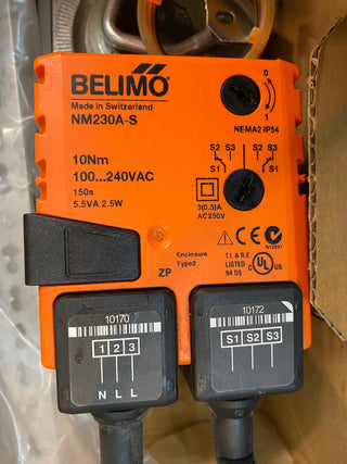 Belimo NM230A-X Drehantrieb Klappenstellantrieb 10Nm 230V mit Anschlusskabel NEU2