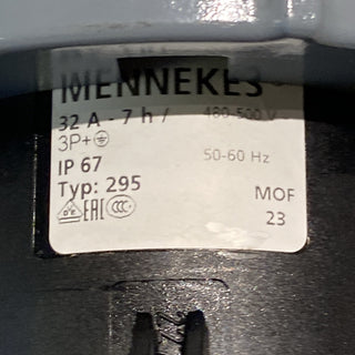 Mennekes 32A CEE-Stecker AM-TOP 295 | IP67 | 4-polig | NEU2