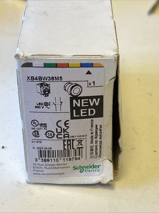 Schneider Electric Leuchtdrucktaster bl XB4BW36M5 IP66 Komplettgeräte0