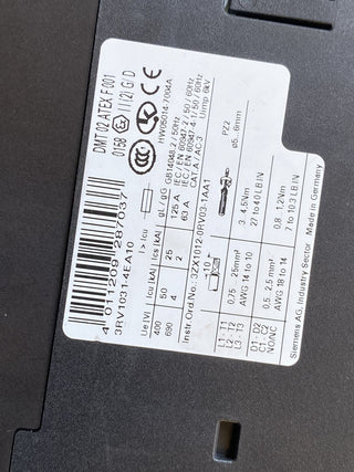 Siemens 3RV1031-4EA10 02029876 Leistungsschalter2