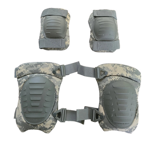 USGI McGuire Nicholas ACU Tactical Adjustable One-Size Knee & Elbow Pad Set NEW0