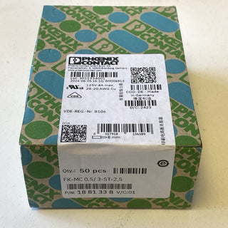 50x Phoenix Contact 1881338 Leiterplattenstecker FK-MC 0,5/ 3-ST-2,5 – NEU & OVP