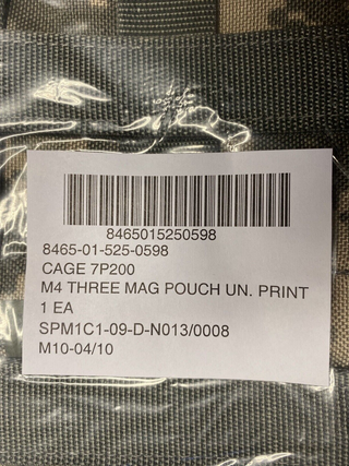 US Militär Molle Triple Mag Tasche, ACU Digital, 8465-01-525-05985