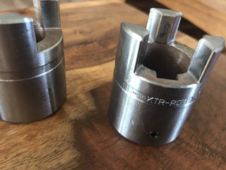 4x KTR ROTEX 19 Kupplungsnabe Stahl 020195102400 | Bohrung Ø 24mm H7 Nut6