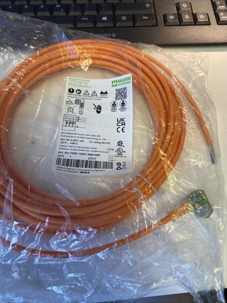 7000-12421-8461000 MURRELEKTRONIK M12 Buchse 90° mit Kabel LED PUR 4x0,34 orange0