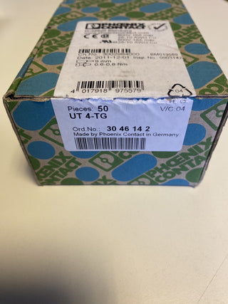 50x Phoenix Contact UT 4-TG Trennklemme 3046142 – neu o.OVP2