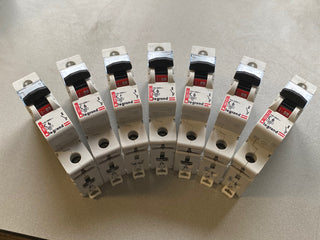 7X Legrand DX MCB Mini Leistungsschalter1P Pole, 6A Kurve C, 230V AC, 6 kA0