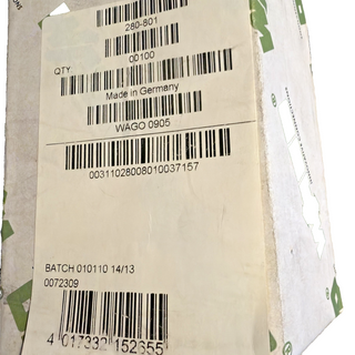 100X WAGO Sicherungsstecker Bauelementestecker 281-511 / 63A / 250V0