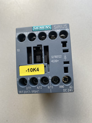 Siemens 3RT2017-1FB41 SIRIUS Leistungsschütz 3P 12A 24V DC S00 Schütz gebraucht3