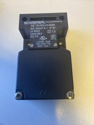 Schmersal AZ16-02ZVRK-M20 Sicherheitsschalter 2Ö RS 625-0330 – Gebraucht3