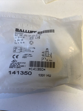 BALLUFF BOS00UJ / BLE 18E-PS-1P-E5-D-S4 / 141350 / Neu OVP0