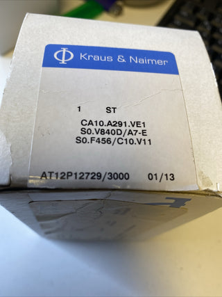Kraus & Naimer Nockenschalter CA10 A291 VE1 – NEU & OVP2