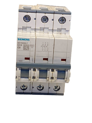 Siemens Leitungsschutzschalter 5SY6306-7 C6A 3polig 6kA4