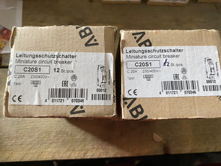 ABL Sursum C20S1 Leitungsschutzschalter, Sicherungsautomat 230/400V2