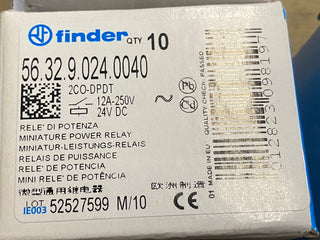 Finder Steckrelais 56.32.9.024.0040 – 24V DC / 12A – NEU2