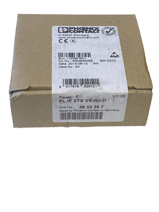 Phoenix Contact FL IF 2TX VS-RJ-D Medienmodul 2832357 neu0