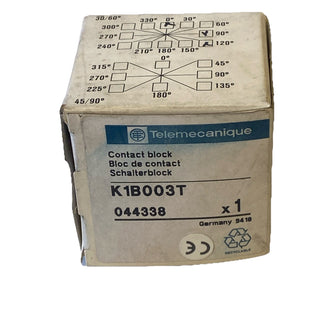 Telemecanique Schneider Electric K1B003T Nockenschalter-Körper 12A 1-polig – NEU0