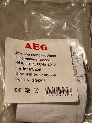 AEG RM25-53 Shunt 110V Für MBS25 910-293-100-53#90