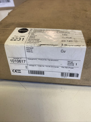 SAMSON Temperaturregler Typ 2231-0025 | Thermostat 50-150°C | Kapillarrohr 3m1