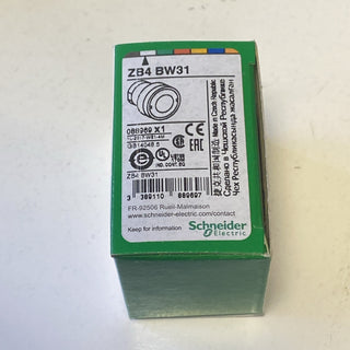 Schneider Electric ZB4BW31 Drucktaster-Kopf weiß beleuchtbar Ø22mm NEU1