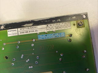 Siemens SINUMERIK 6FX1118-8AD01 | Maschinensteuertafel 548 025.9004.014