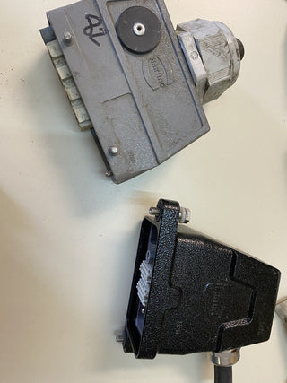 2x Harting Industrie-Steckverbinder Schwere Rechteckstecker Universal – Gebrauch0