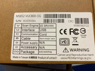 MS852-VUCB00-OG - Unitech MS852 MS852+ N6703 STD AUTO-SWITCH USB CBL0