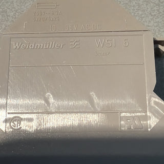 14X Weidmüller - Sicherungs-Reihenklemme Sicherungsklemme WSI 6/LD 10-36VDC/AC3