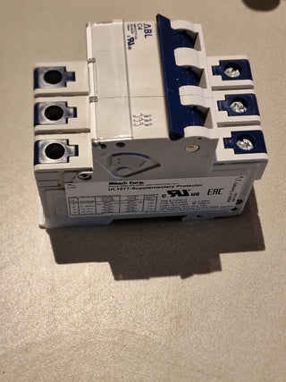 ABL Sursum 3C4UR Leitungsschutzschalter 3P 4A 480Y/277VAC Sicherungsautomat NEU1