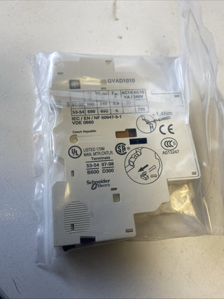 10x Schneider Electric / Telemecanique GVAD1010 Hilfsschalterblock – NEU & OVP2