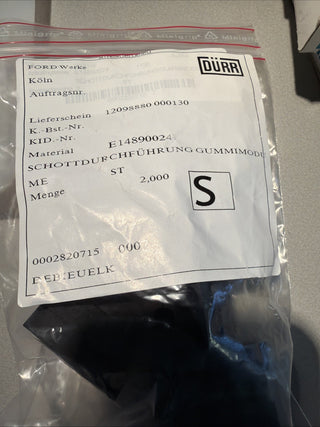 3x Lütze Gummimodul VARIO VK8 rubber modules 606155 CABLEFIX 7,5-8,5mm TPE0