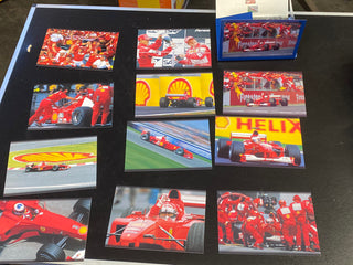 Michael Schumacher Ferrari F1 - Exklusive Foto/Postkarten-Sammlung (Shell 2000)2