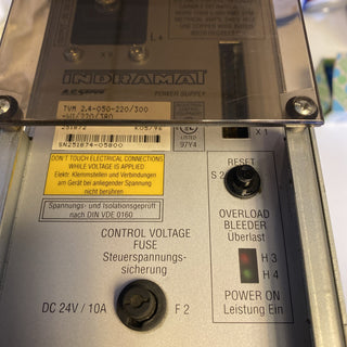 1x Indramat TVM 2.4-050-220/300-W1/220/380 Power Supply Servoregler gebraucht2