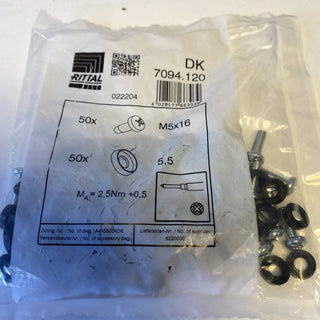 Rittal DK 7094.120 Kreuzschlitzschraube M5x16mm VE50 neu1
