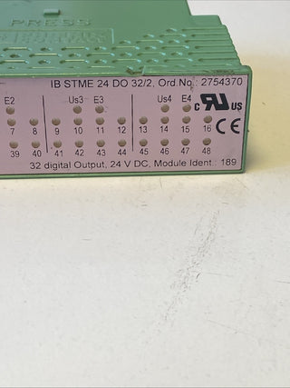 Phoenix Contact IB STME 24 DO 32/2 Interbus 2754370 24VDC geb1