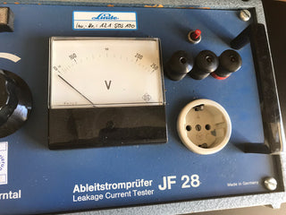 Ableitstromprüfer JF28 Elektrotechnik Laboratorium ETL Prüftechnik D-7015 Kornta1