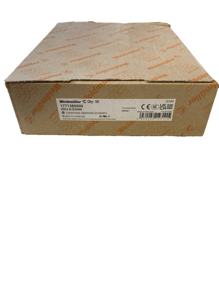 50x Weidmüller 1771380000 ZDU 6-2/2AN Durchgangsklemme – NEU & OVP