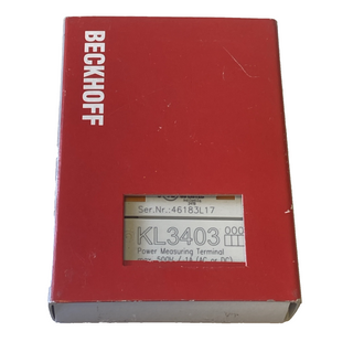  Beckhoff KL3403 | 3-Phasen-Leistungsmessklemme | NEU & Unbenutzt