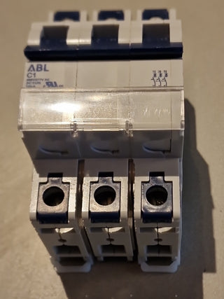 ABL Sursum 3C1UR Leitungsschutzschalter 3P 1A 480Y/277VAC Sicherungsautomat NEU0