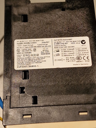 SIEMENS 3UF5001-3AB00-1 (1,25...6,3A) GRUNDGERÄT ,2