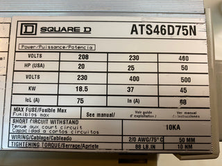 Square D Telemecanique Ats46D17N Altistart 46 Softstarter-Controller 0902866